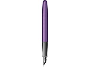 Перьевая ручка Parker Sonnet Essentials Violet SB Steel CT, перо: F, цвет чернил black, в подарочной упаковке. — изображение 9
