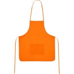 Фартук, оранжевый, плотность 80г/м2