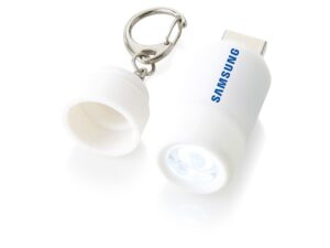 Мини-фонарь Avior с зарядкой от USB, белый — изображение 2