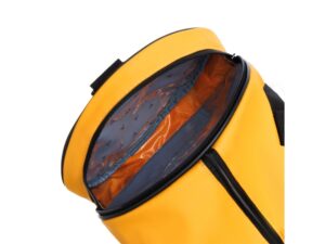 Сумка спортивная TORBER MOBI, желтая, полиэстер 900D с PU покрытием, 45 х 25 х 25 см — изображение 5