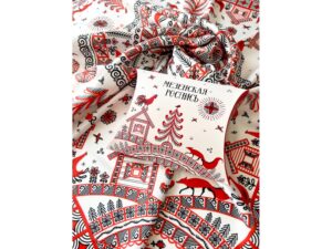 Платок Мезенская роспись — изображение 7