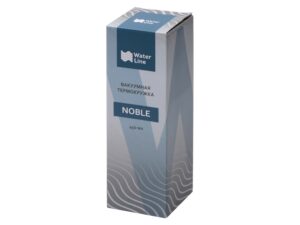 Вакуумная термокружка Noble с крышкой 360,Waterline, черный — изображение 8