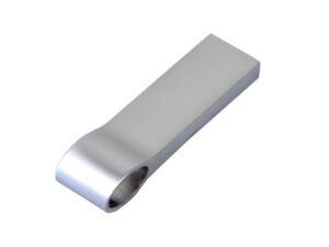 USB 2.0-флешка на 128 Гб с мини чипом, компактный дизайн, боковое отверстие для цепочки — изображение 3