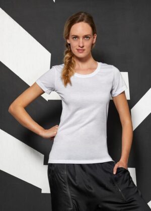 Футболка женская Sublimation, белая — изображение 2