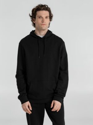 Толстовка с капюшоном унисекс Hoodie, черная — изображение 6