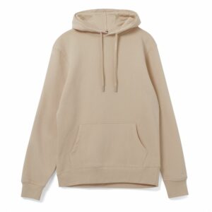 Толстовка с капюшоном унисекс Hoodie, бежевая