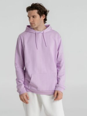 Толстовка с капюшоном унисекс Hoodie, сиреневая — изображение 6