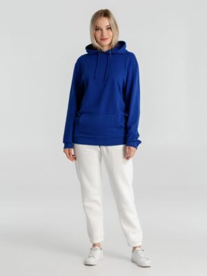 Толстовка с капюшоном унисекс Hoodie, ярко-синяя — изображение 8