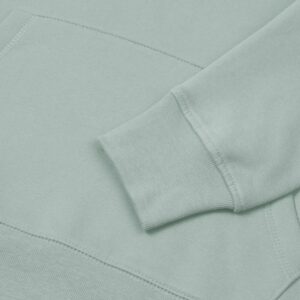Толстовка с капюшоном унисекс Hoodie, серо-зеленая — изображение 4