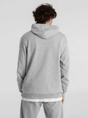 Толстовка с капюшоном унисекс Hoodie, серый меланж — изображение 7