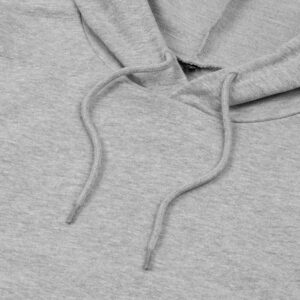Толстовка с капюшоном унисекс Hoodie, серый меланж — изображение 3