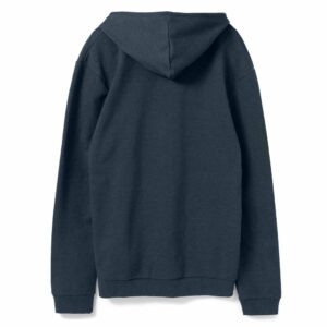 Толстовка с капюшоном унисекс Hoodie, синий меланж — изображение 2