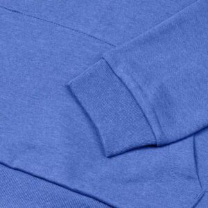 Толстовка с капюшоном унисекс Hoodie, ярко-синий меланж — изображение 4