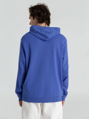 Толстовка с капюшоном унисекс Hoodie, ярко-синий меланж — изображение 11