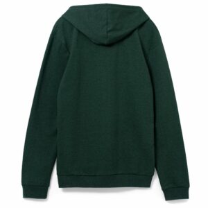 Толстовка с капюшоном унисекс Hoodie, темно-зеленый меланж — изображение 2