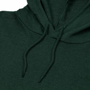 Толстовка с капюшоном унисекс Hoodie, темно-зеленый меланж — изображение 3