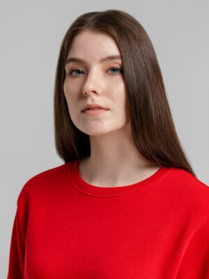 Свитшот унисекс BNC Inspire (Organic), красный — изображение 12