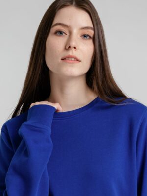 Свитшот унисекс BNC Inspire (Organic), ярко-синий — изображение 10