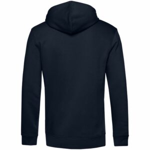 Толстовка с капюшоном унисекс BNC Inspire (Organic), темно-синяя — изображение 2