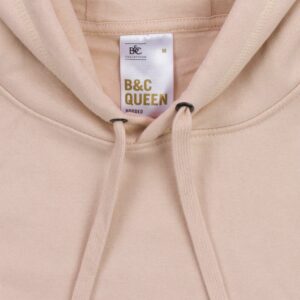 Толстовка с капюшоном женская Queen, бордовая — изображение 3