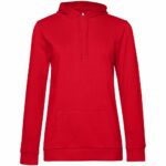 Толстовка с капюшоном женская Hoodie, красная