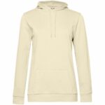Толстовка с капюшоном женская Hoodie, светло-желтая