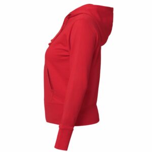 Толстовка женская Hooded Full Zip красная — изображение 2