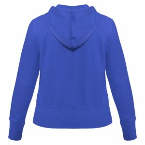 Толстовка женская Hooded Full Zip ярко-синяя — изображение 3