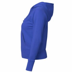Толстовка женская Hooded Full Zip ярко-синяя — изображение 2