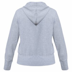 Толстовка женская Hooded Full Zip серый меланж — изображение 3