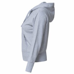 Толстовка женская Hooded Full Zip серый меланж — изображение 2