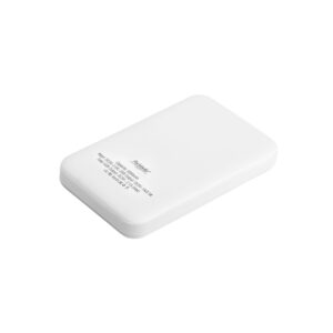 Внешний аккумулятор с подсветкой Skyline 5000 mAh, белый — изображение 2
