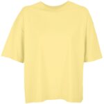 Футболка оверсайз женская Boxy Women, светло-желтая