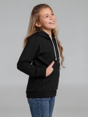 Толстовка с капюшоном детская Kirenga Kids, черная — изображение 7