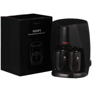 Электрическая кофеварка Vivify, черная — изображение 9