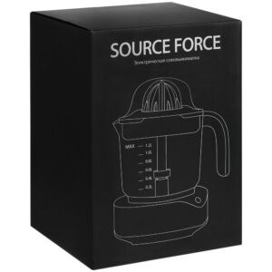 Электрическая соковыжималка для цитрусовых Source Force, серебристо-черная — изображение 5