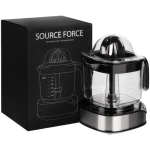 Электрическая соковыжималка для цитрусовых Source Force, серебристо-черная — изображение 4