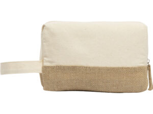 Косметичка Jute с ручкой из хлопка и джута, натуральный — изображение 3