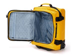Сумка на колесах TORBER MOBI, желтый, полиэстер 900D с PU покрытием, 47 х 34 х 21,5 см, 32 л — изображение 3