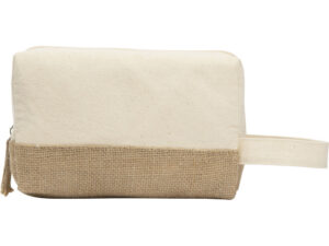 Косметичка Jute с ручкой из хлопка и джута, натуральный — изображение 4
