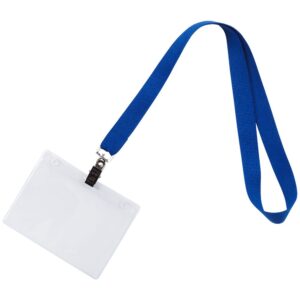 Лента для бейджа Neckband, синяя — изображение 2
