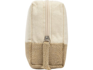 Косметичка Jute с ручкой из хлопка и джута, натуральный — изображение 5