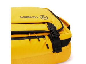 Сумка на колесах TORBER MOBI, желтый, полиэстер 900D с PU покрытием, 47 х 34 х 21,5 см, 32 л — изображение 4