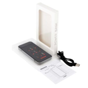 Внешний аккумулятор с подсветкой Starlight Plus PB 10000 mAh, серый — изображение 4