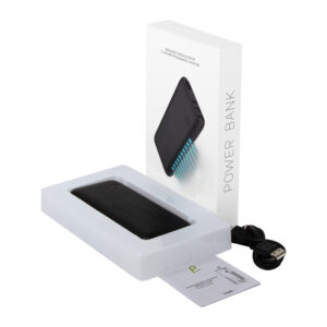 Внешний аккумулятор с встроенной УФ лампой Uno 6000 mAh, черный — изображение 6