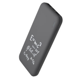 Внешний аккумулятор с подсветкой Luce 10000 mAh, серый — изображение 8