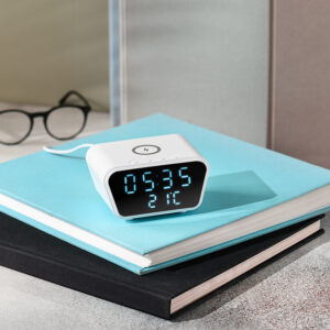 Настольные часы 5в1 с беспроводной зарядкой 15W Tempo — изображение 4
