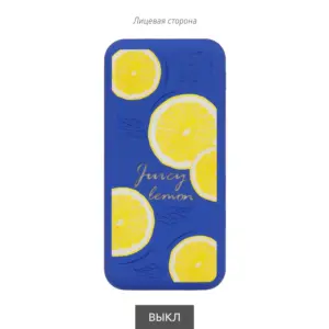 Внешний аккумулятор с подсветкой Luce Ultramarine 10000 mAh, ярко-синий — изображение 7