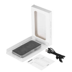 Внешний аккумулятор In Velour 10000 mAh, серый — изображение 10