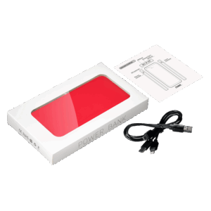 Внешний аккумулятор Elari Plus 10000 mAh, красный — изображение 6